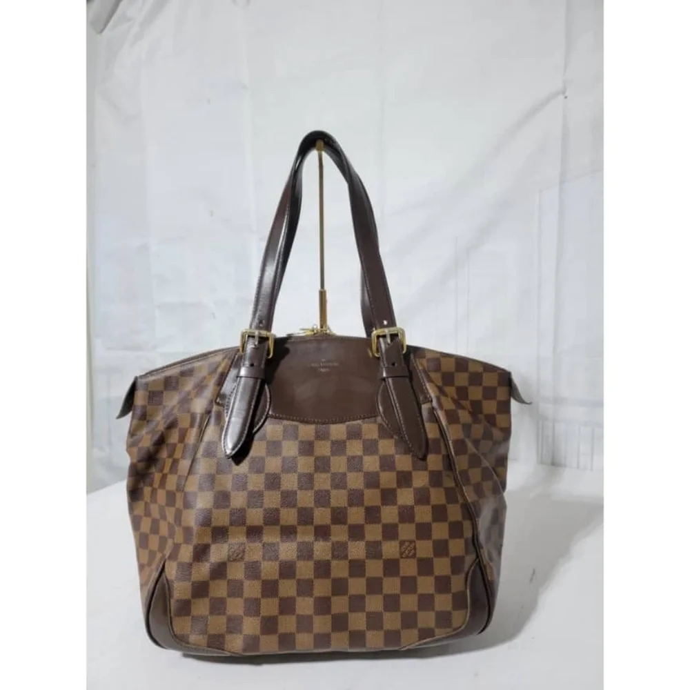 Authentic Louis Vuitton Damier Ebene Verona GM Bag Brown